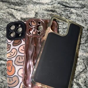 Case Set - Black, Pink, Gold